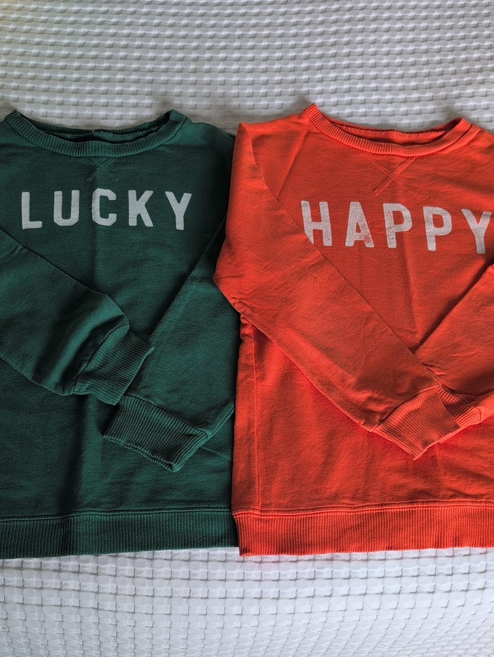 Bundle Of 2 Jean And June Sweatshirts Happy And Lucky